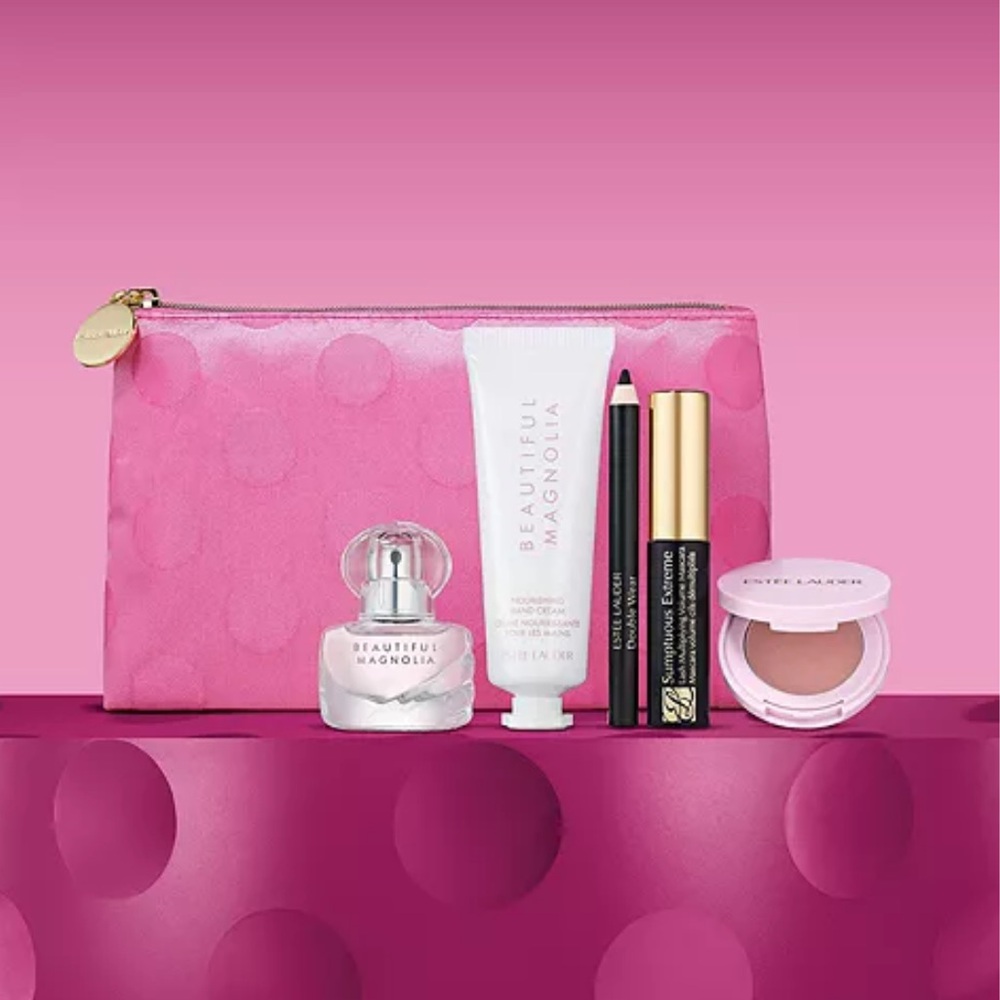 Estee Lauder 6pc make up gift set New Beauty Kit w Pouch GWP